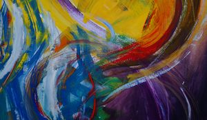 Preview wallpaper abstraction, colorful, paint, modern art