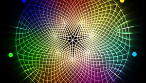 Preview wallpaper abstraction, colorful, shapes, glow