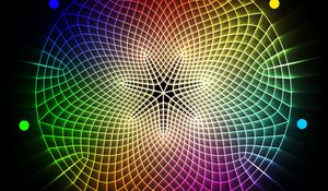 Preview wallpaper abstraction, colorful, shapes, glow