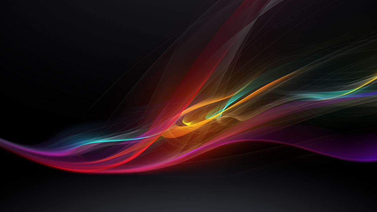 Wallpaper abstraction, colorful, wavy, curve
