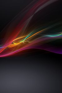 Preview wallpaper abstraction, colorful, wavy, curve