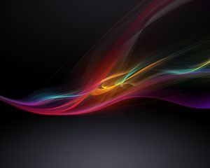 Preview wallpaper abstraction, colorful, wavy, curve