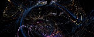 Preview wallpaper abstraction, dark, lines, spots