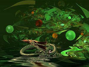 Preview wallpaper abstraction, dragon, background