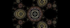 Preview wallpaper abstraction, fractal, patterns, circles