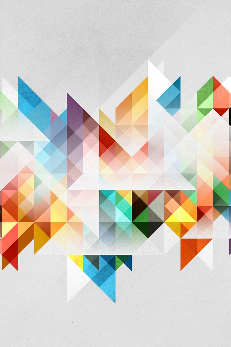 800x1200 Wallpaper abstraction, geometry, shapes, colors