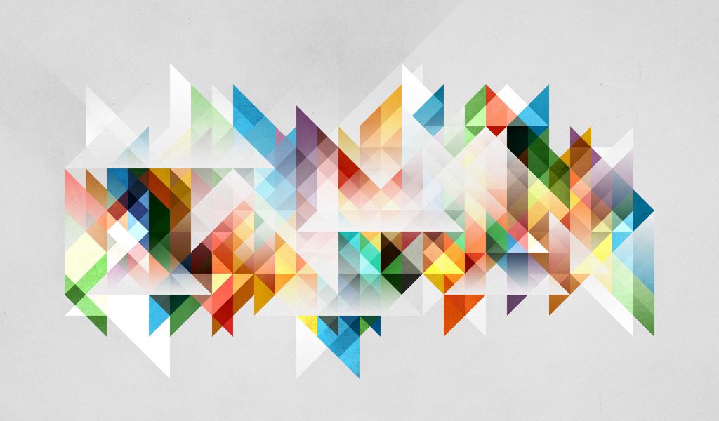 1024x600 Wallpaper abstraction, geometry, shapes, colors