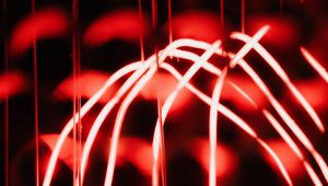 Preview wallpaper abstraction, glow, red