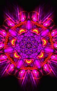 Preview wallpaper abstraction, glow, shape, bright