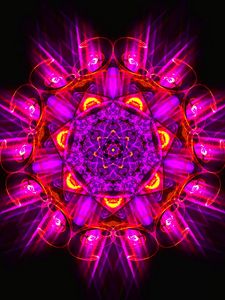 Preview wallpaper abstraction, glow, shape, bright
