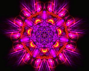Preview wallpaper abstraction, glow, shape, bright