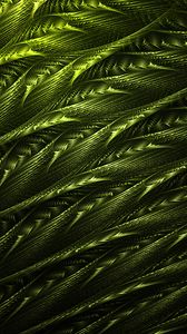 Preview wallpaper abstraction, green, tangled, structure, fractal
