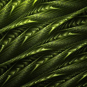 Preview wallpaper abstraction, green, tangled, structure, fractal