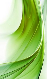 Preview wallpaper abstraction, green, white, line