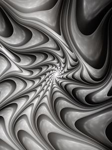 Preview wallpaper abstraction, illusion, rotation, gray