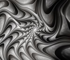 Preview wallpaper abstraction, illusion, rotation, gray