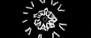 Preview wallpaper abstraction, kaleidoscope, bw, light, motion, motion blur