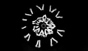 Preview wallpaper abstraction, kaleidoscope, bw, light, motion, motion blur