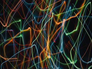 Preview wallpaper abstraction, light, blur, colorful