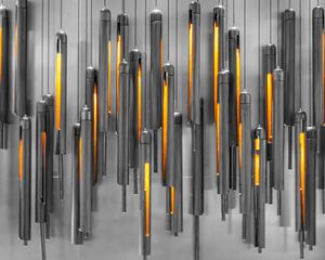 Preview wallpaper abstraction, light, lamps, design, metal