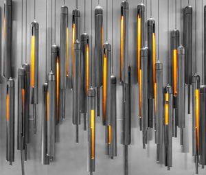 Preview wallpaper abstraction, light, lamps, design, metal