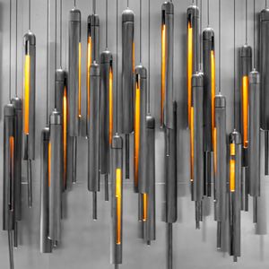 Preview wallpaper abstraction, light, lamps, design, metal