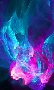 Preview wallpaper abstraction, light, pink, blue, purple, patterns