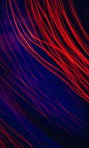 Preview wallpaper abstraction, lines, light, red