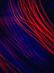 Preview wallpaper abstraction, lines, light, red