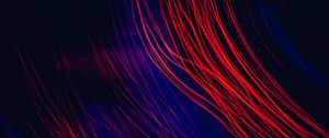 Preview wallpaper abstraction, lines, light, red