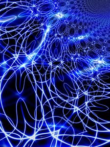 Preview wallpaper abstraction, lines, plexus, glow