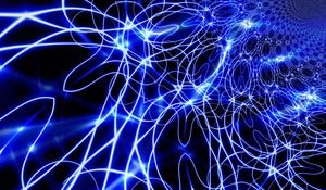 Preview wallpaper abstraction, lines, plexus, glow