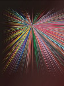 Preview wallpaper abstraction, lines, rays, bright, colorful