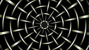 Preview wallpaper abstraction, mesh, black background, pit, infinity