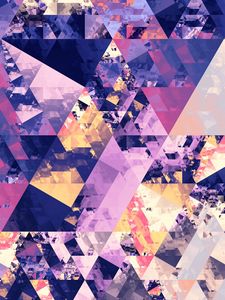 Preview wallpaper abstraction, mosaic, geometry, spots, colorful