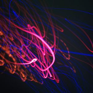 Preview wallpaper abstraction, neon, glow, colorful