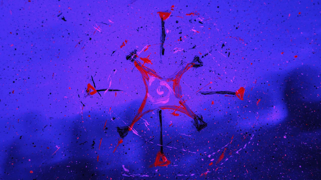 Wallpaper abstraction, paint, spray, stains, art