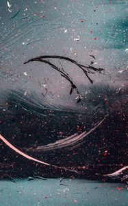 Preview wallpaper abstraction, paint, stains, glass