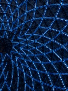 Preview wallpaper abstraction, pattern, neon, blue