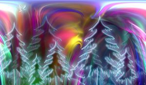 Preview wallpaper abstraction, pattern, pine, line, multicolored