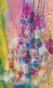 Preview wallpaper abstraction, patterns, circles, spots, multicolored, watercolor