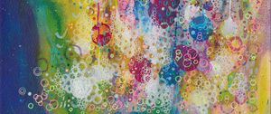 Preview wallpaper abstraction, patterns, circles, spots, multicolored, watercolor