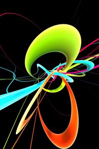 Preview wallpaper abstraction, rainbow, shapes, defect