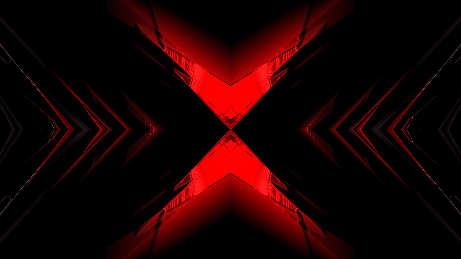 Download wallpaper 1600x900 abstraction, red, black, dark widescreen 16:9  hd background