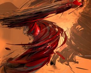 Preview wallpaper abstraction, red, blizzard, brown