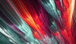 Preview wallpaper abstraction, red, gray, feathers