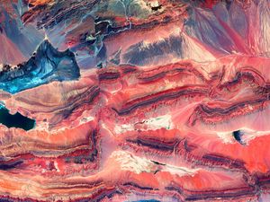 Preview wallpaper abstraction, relief, stains, pattern