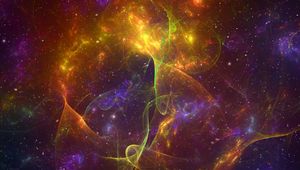 Preview wallpaper abstraction, shroud, stars, shine, multicolored