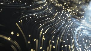 Preview wallpaper abstraction, sparks, stripes, wavy