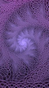 Preview wallpaper abstraction, spirals, circles, lines, lilac